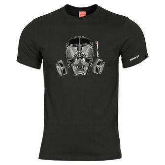 Pentagon Gas Mask maglietta, nero