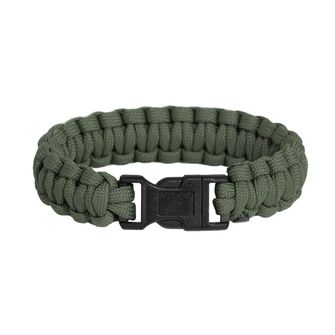 Pentagon Braccialetto in paracord Pselion, verde mimetico