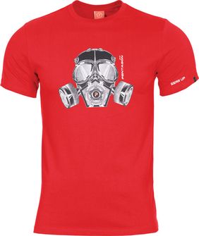 Pentagon maglietta Gas Mask, rosso
