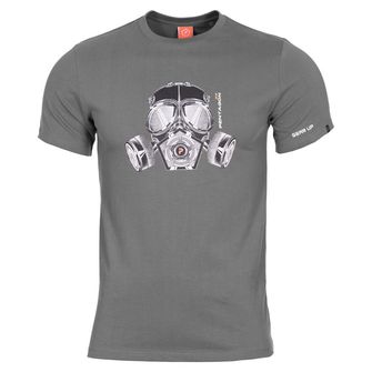 Pentagon maglietta Gas Mask, Wolf Grey