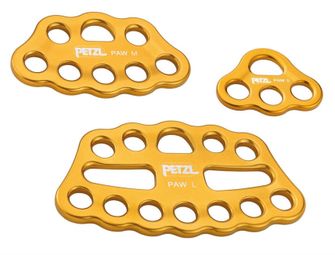 Petzl Piastra di ancoraggio a zampa 1 pezzo, taglia S, oro