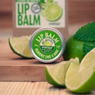 Balsamo labbra SPORTIQUE, lime e menta 20ml