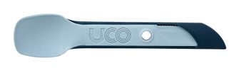 UCO Switch Set di posate in nylon espandibile con occhiello per l'aggancio e porta forchetta Spork stoneblue