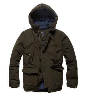 Vintage Industries Hawker, giacca parka invernale, oliva scura