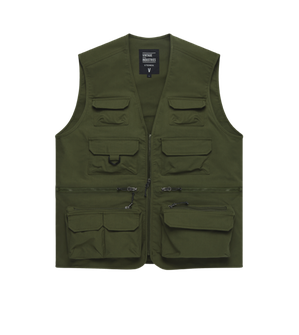 Gilet da pesca Vintage Industries Legend, salvia