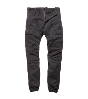 Vintage Industries Vince, pantaloni cargo jogger, acciaio