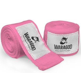 Bende da boxe WARAGOD 4,5m, rosa