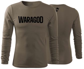 WARAGOD Maglietta Fit-T a maniche lunghe FastMERCH, oliva 160g/m2