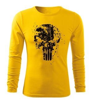DRAGOWA Fit-T Maglietta a maniche lunghe Frank The Punisher, giallo 160g/m2