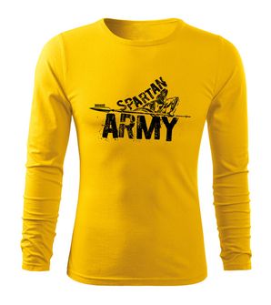 DRAGOWA Fit-T T-shirt manica lunga Nabis, giallo 160g/m2