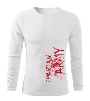 DRAGOWA Fit-T T-shirt manica lunga War, bianco 160g/m2