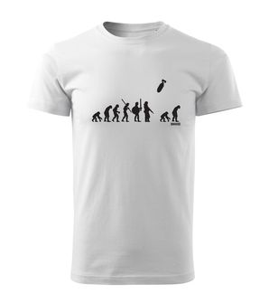 DRAGOWA T-shirt corta evolution, bianco 160g/m2