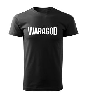 Maglietta corta Waragod FastMERCH, nero 160g/m2
