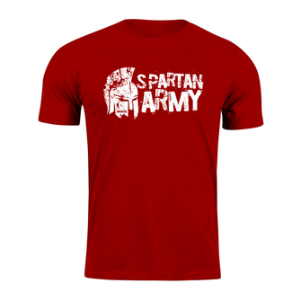DRAGOWA T-shirt corta spartana dell'esercito Ariston, rosso 160g/m2